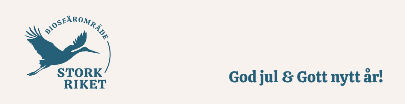 Storkrikets logotyp, Biosfärområde Storkriket, Nytt i Storkriket november